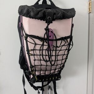 Black and Pink Women's Backpack